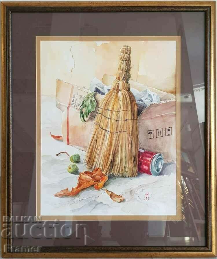 Georgi Lipovanski - Jojo Metlata still life 2015 with price 1400.00 BGN | € 715.81