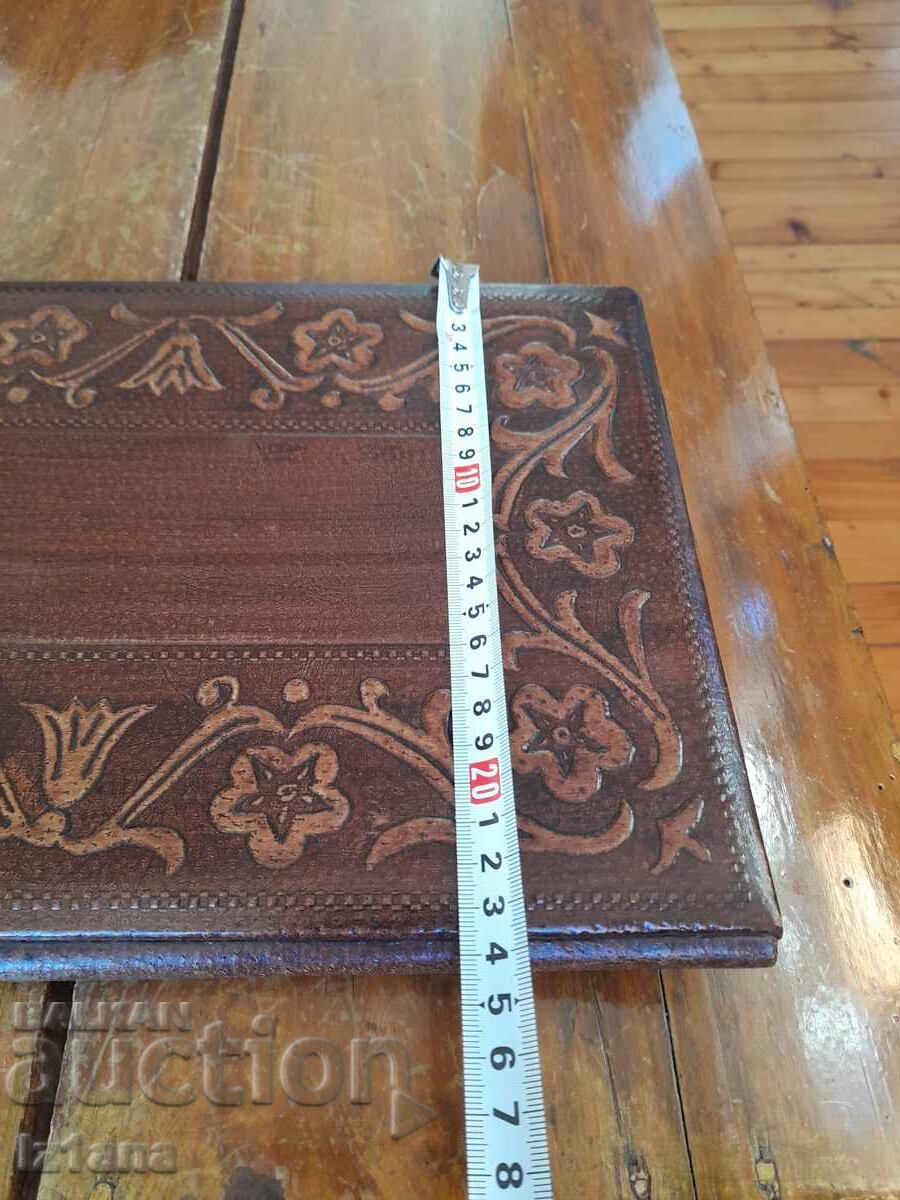 Old leather folder - 5 Old leather folder - 5