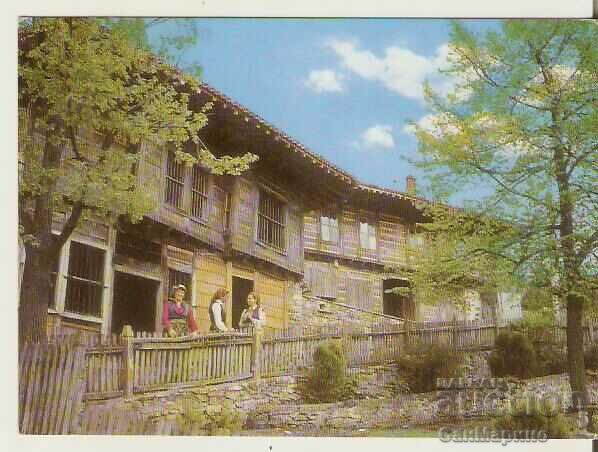 Κάρτα Βουλγαρία Zheravna Παλιά σπίτια*