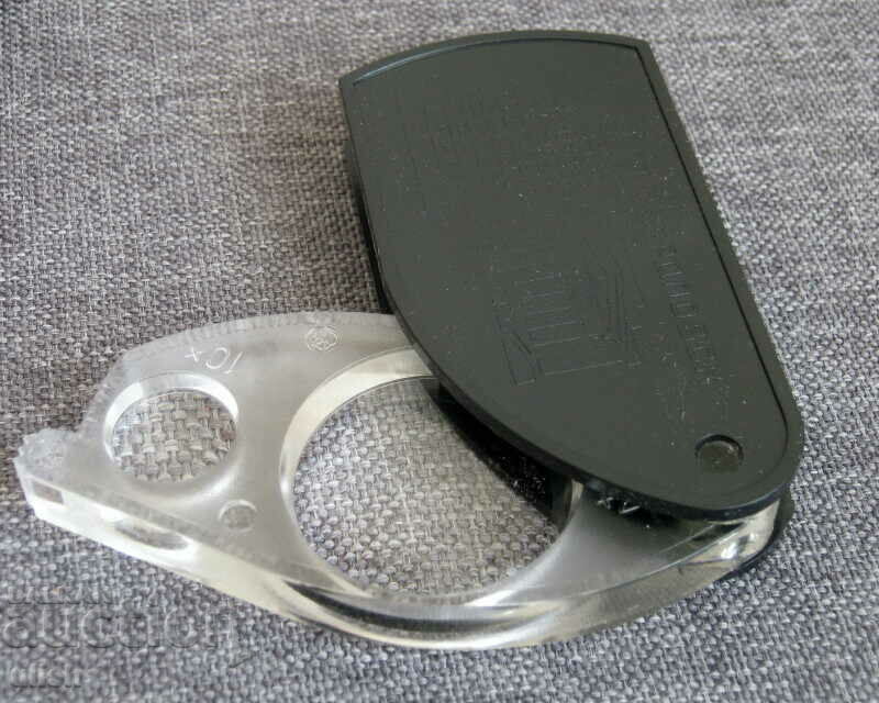 Magnifier combined x4 x10 plastic new box with price 10.00 BGN | € 5.11 Magnifier combined x4 x10 plastic new box with price 10.00 BGN | € 5.11