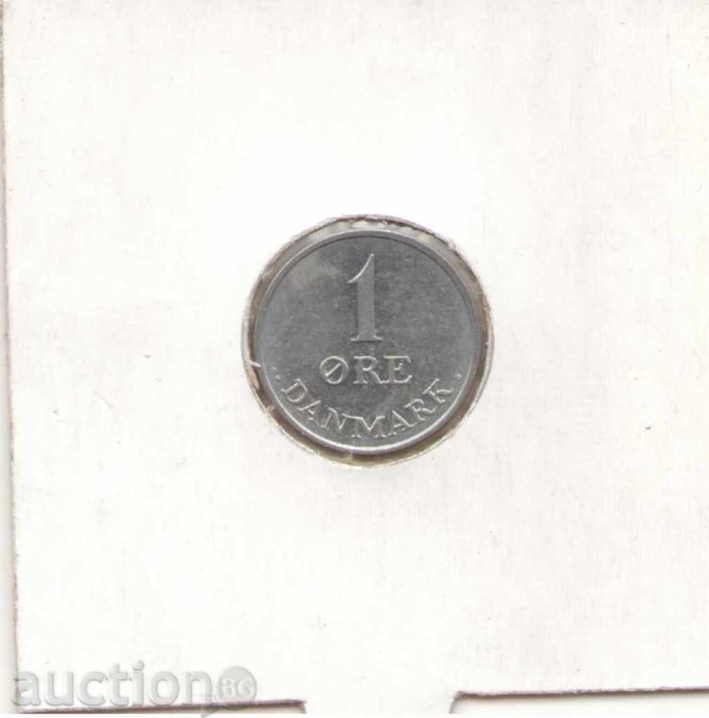 +Denmark-1 Øre-1970 C♥S-KM# 839.2-Frederik IX