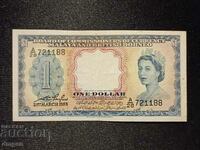 1 dolar Malaya și Borneo britanic 1953