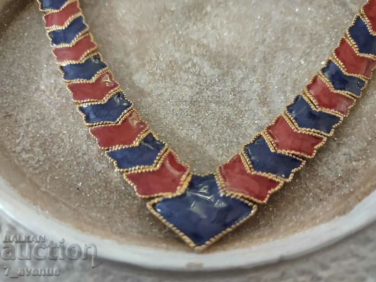 Old heavy enamel necklace, 11/15/2023 with price 199.00 BGN | € 101.75 Old heavy enamel necklace, 11/15/2023 with price 199.00 BGN | € 101.75