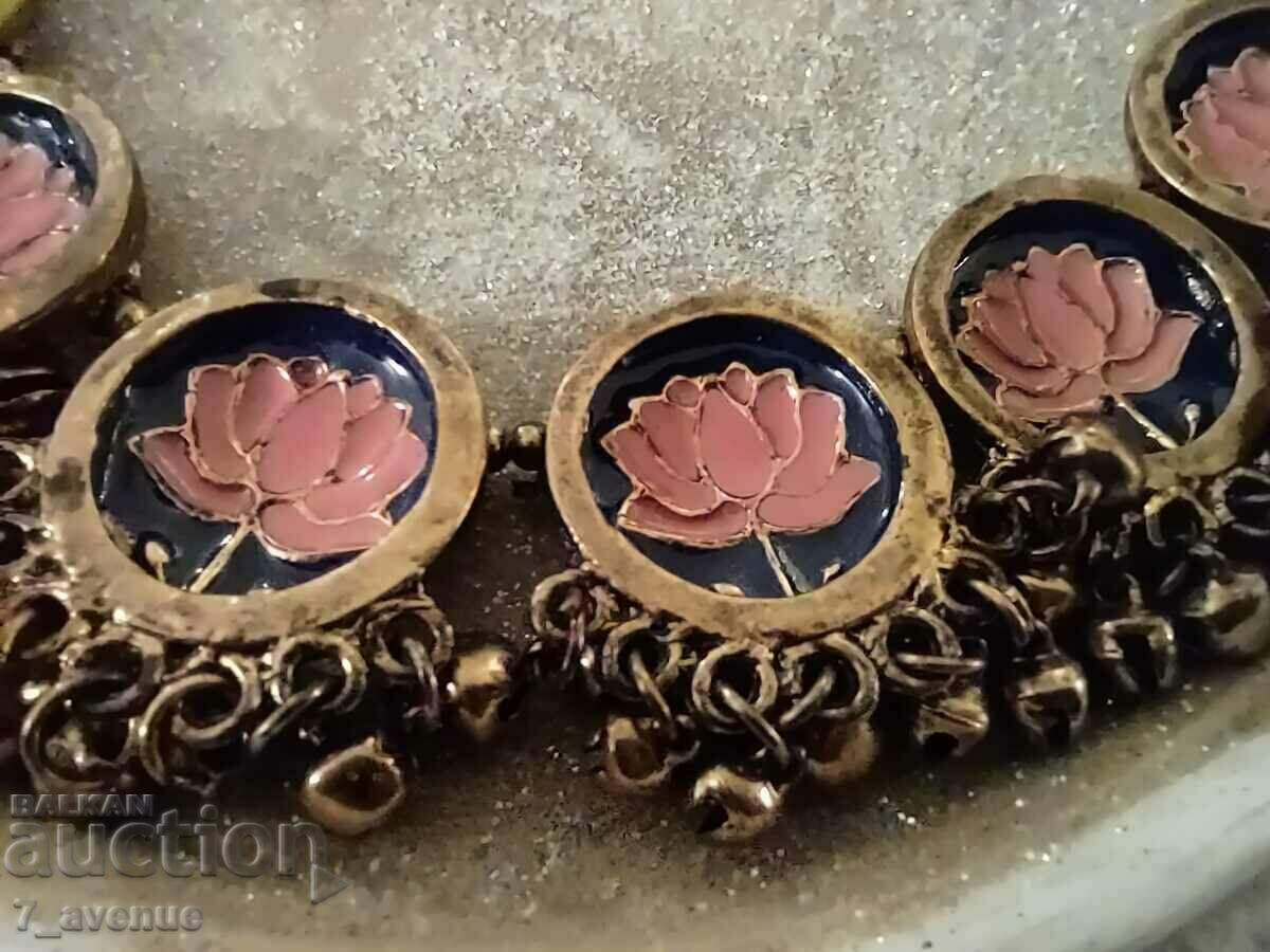 Massive heavy necklace with enamel, ethnic dance costume, 11/15/2023 - 5 Massive heavy necklace with enamel, ethnic dance costume, 11/15/2023 - 5