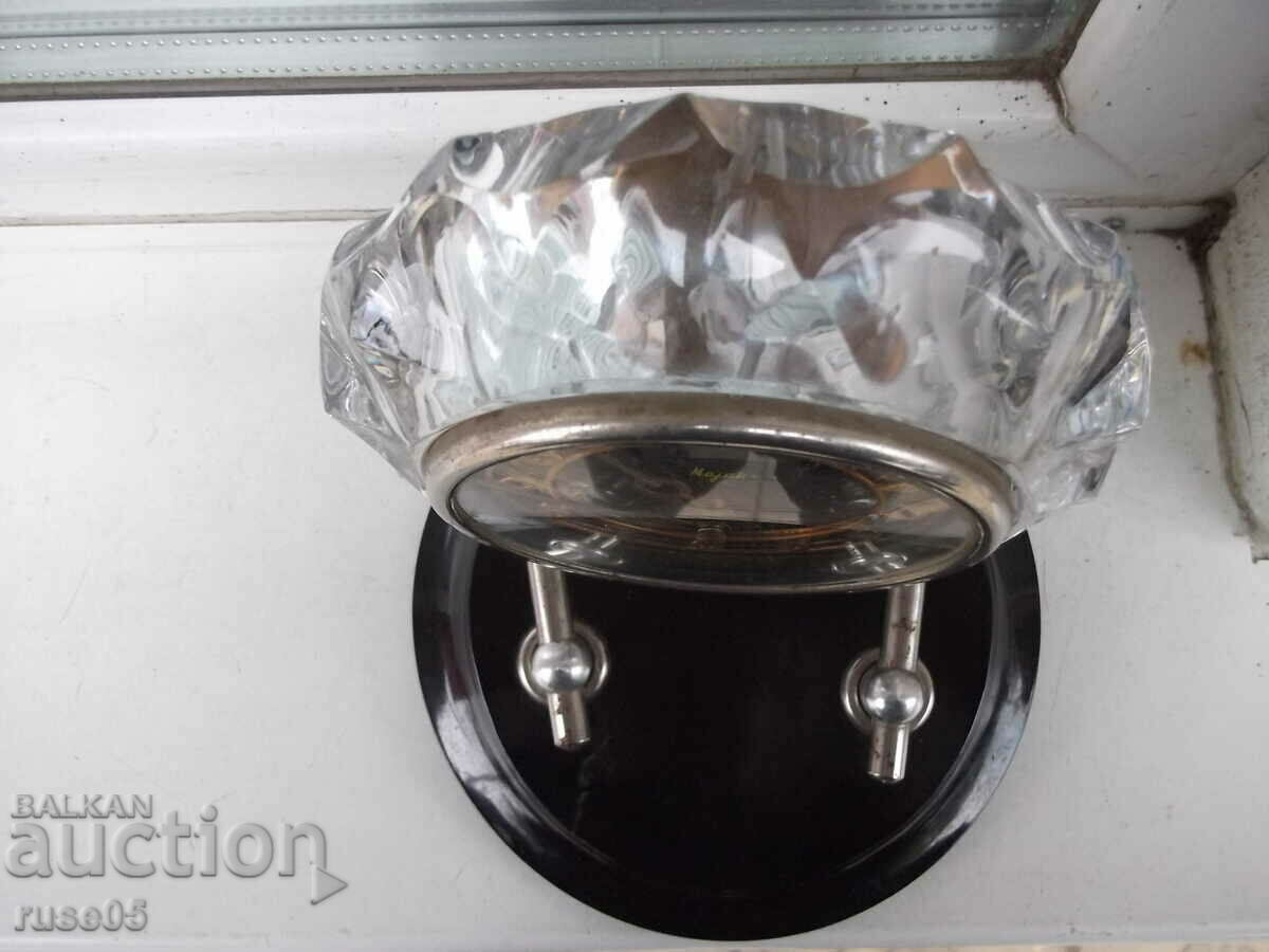 "Majak" desk clock in a glass case Soviet working - 6 "Majak" desk clock in a glass case Soviet working - 6