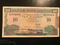 Great Britain Northern Ireland 10 pounds 1990 Ulster Bank