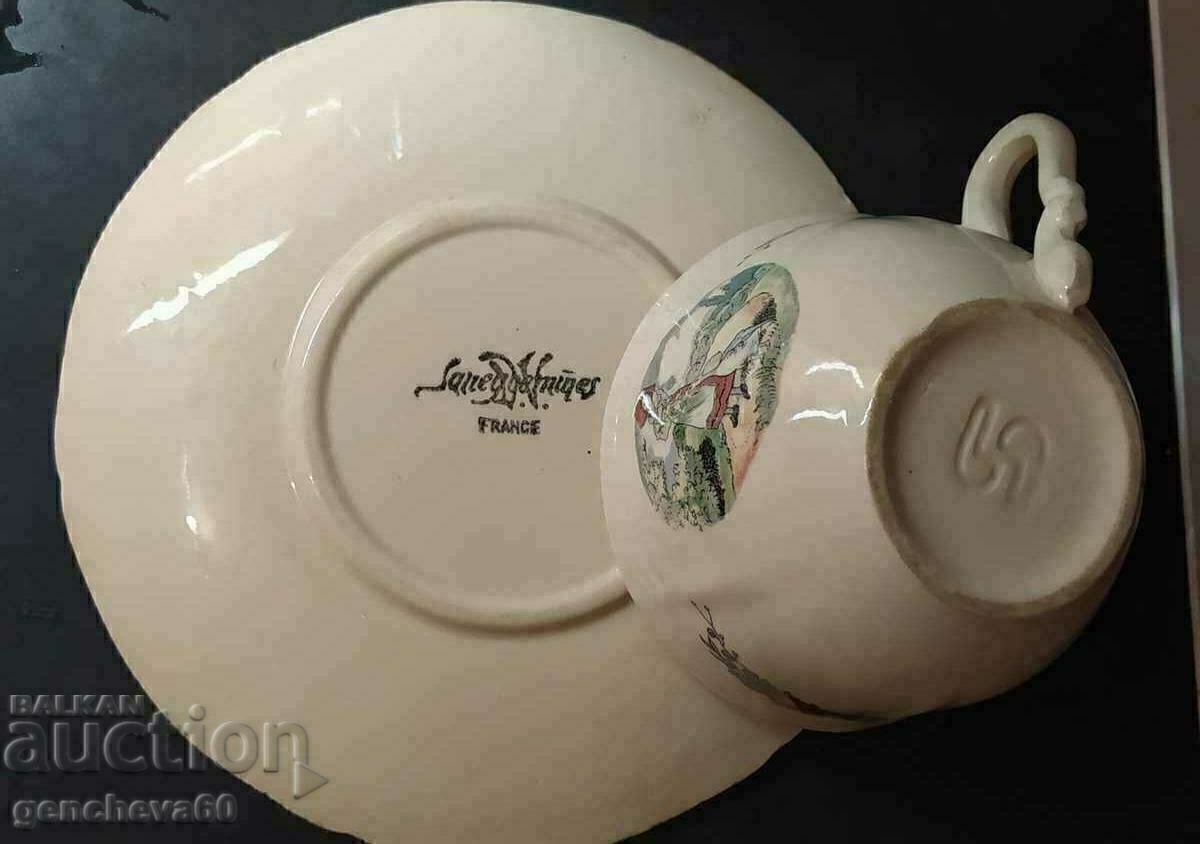 Ceașcă de ceai franceză de colecție secolul al XIX-lea/marcaj - 5 Ceașcă de ceai franceză de colecție secolul al XIX-lea/marcaj - 5