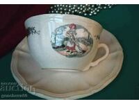 Collectible French teacup 19th century/marking