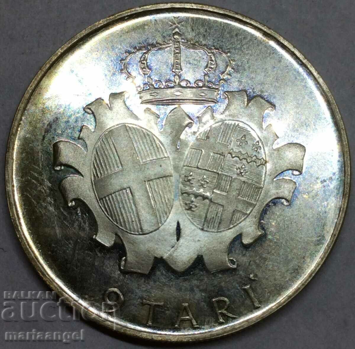 Malta 9 Tare 1972 PROOF UNC ORDER OF COAT OF ARMS - rare silver