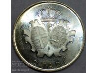 Malta 9 Tare 1972 PROOF UNC ORDER OF COAT OF ARMS - rare silver