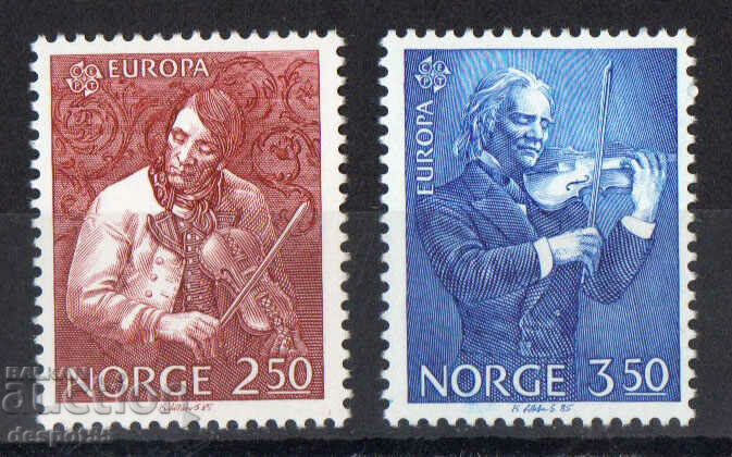 1985. Norvegia. EUROPA - Anul Muzicii Europene.