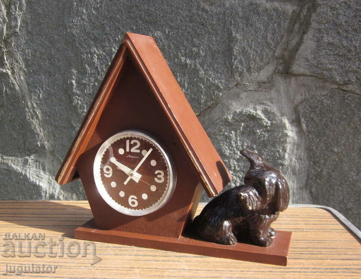 Auction old Russian desktop 10 day lightning bolt clock Auction old Russian desktop 10 day lightning bolt clock