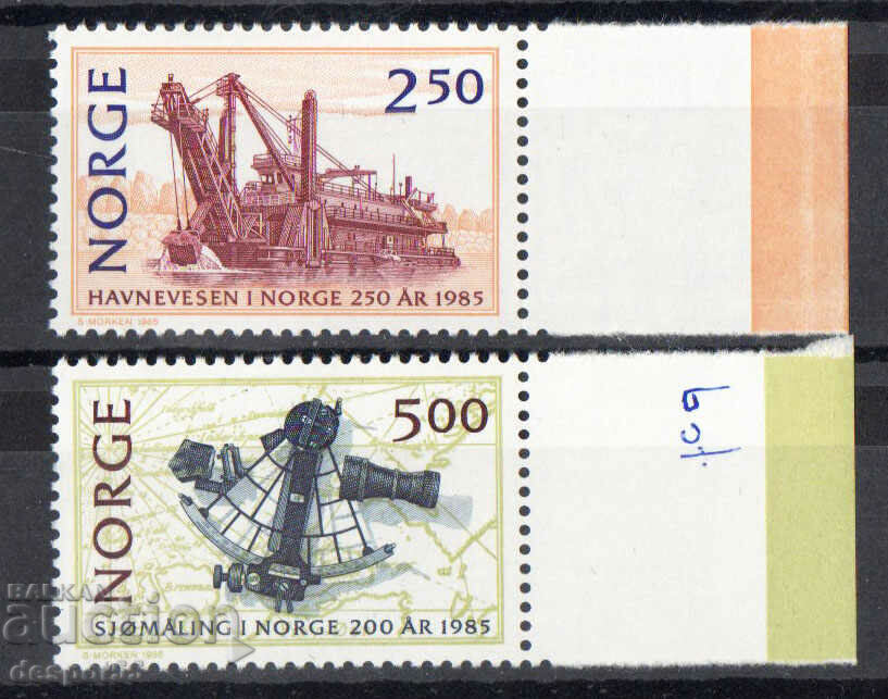 1985. Norway. Naval anniversaries.