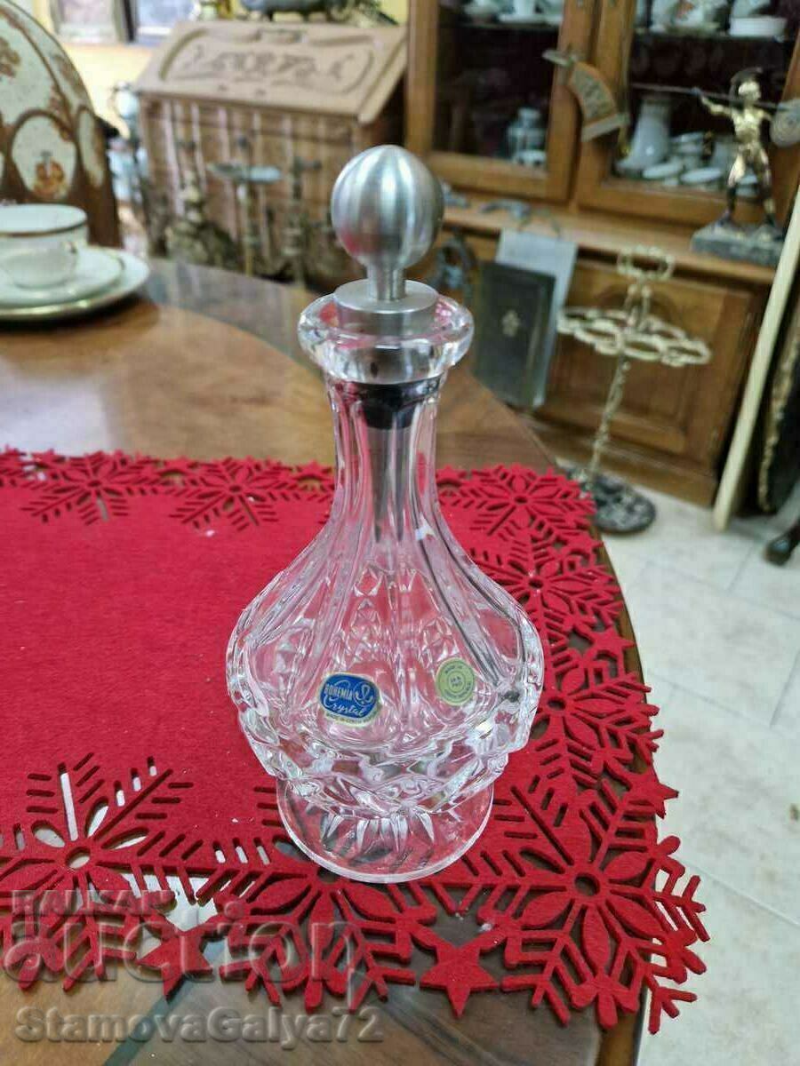 Licitație Decantor antic unic din cristal ceh - Boemia Licitație Decantor antic unic din cristal ceh - Boemia