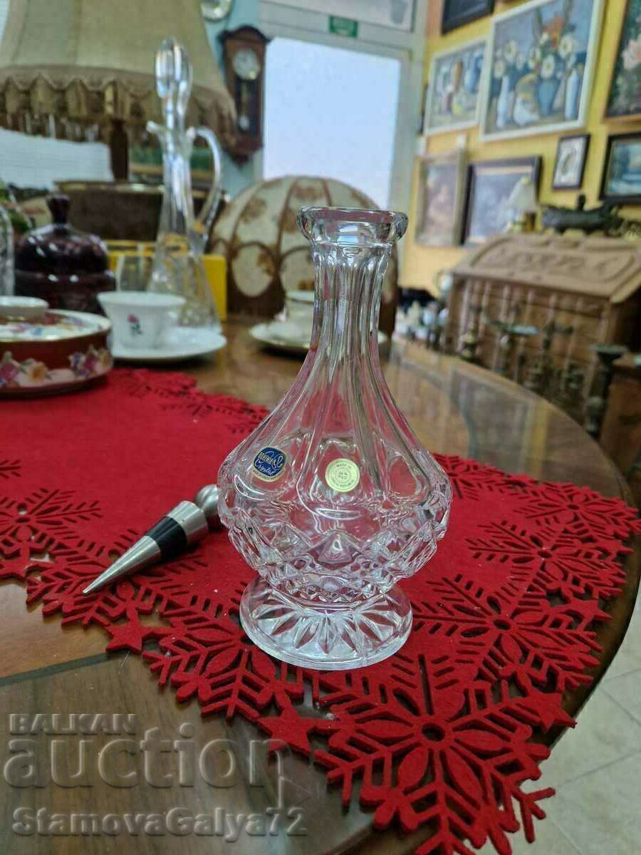 Decantor antic unic din cristal ceh - Boemia - 5 Decantor antic unic din cristal ceh - Boemia - 5