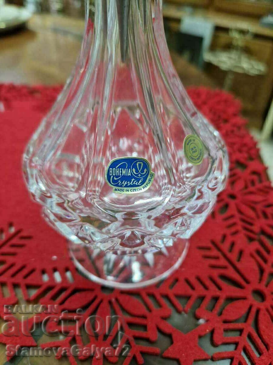 Decantor antic unic din cristal ceh - Boemia - 7 Decantor antic unic din cristal ceh - Boemia - 7