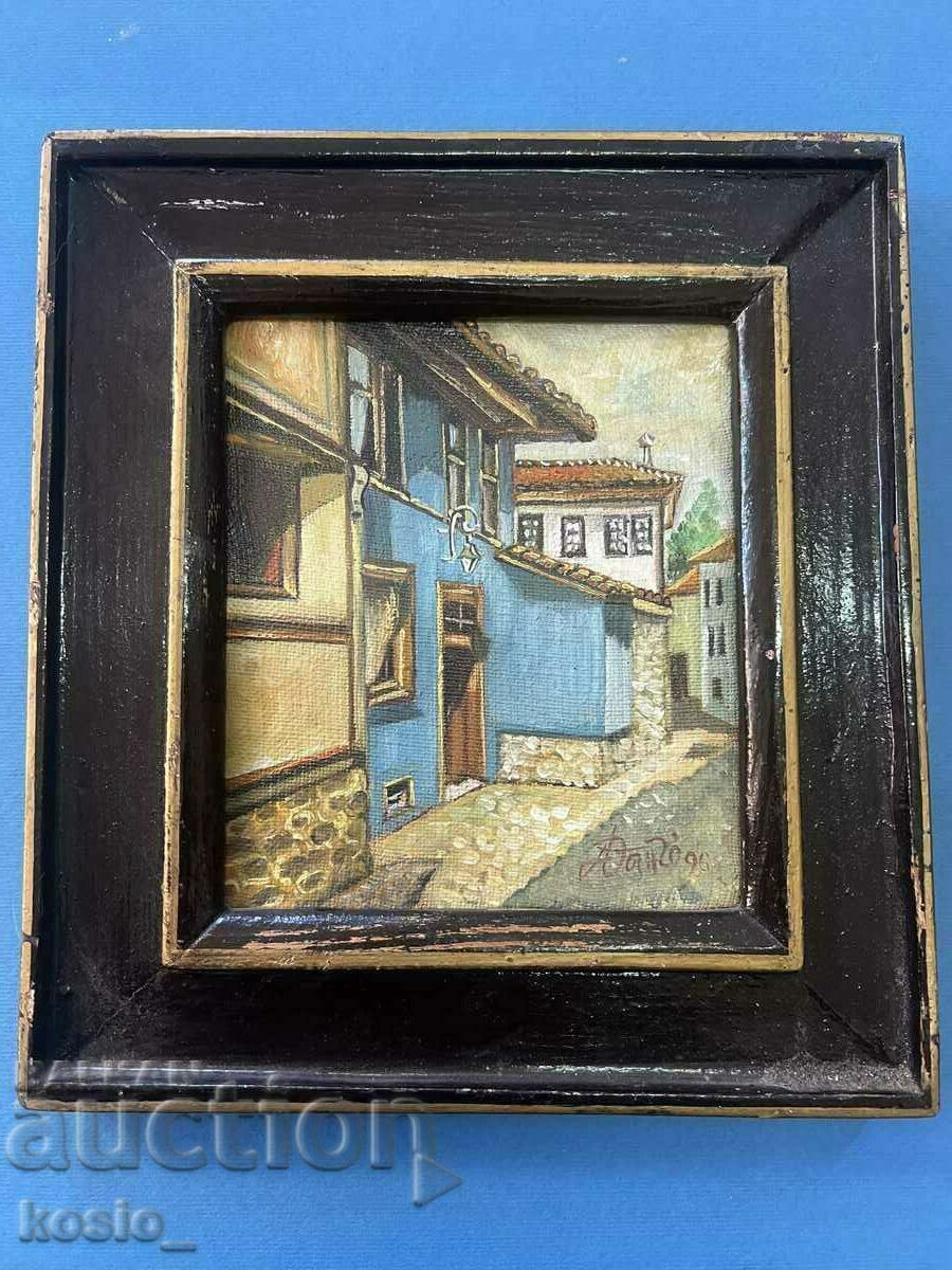 Ελαιογραφία σε καμβά υπογεγραμμένη Ελαιογραφία σε καμβά υπογεγραμμένη