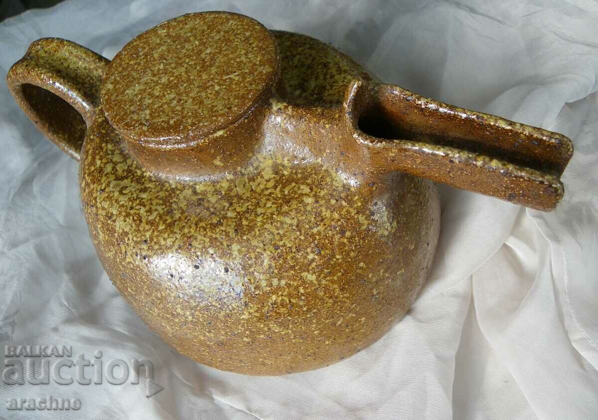 Japanese handmade tea ceremony teapot