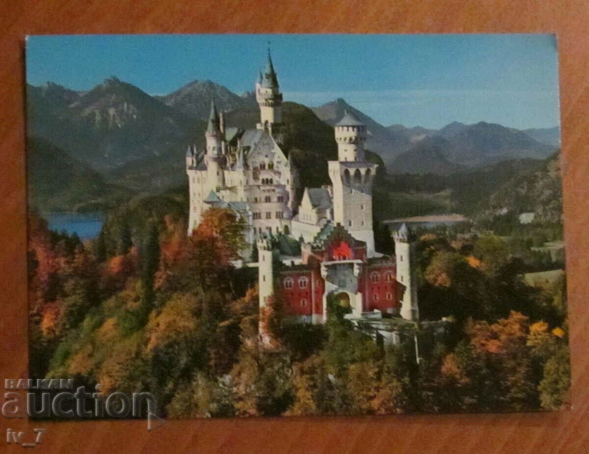 CARD, Germany - Munich, Neuschwanstein Castle