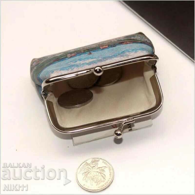 Auction Women's purse, Van Gogh painting almond blossoms, almond Auction Women's purse, Van Gogh painting almond blossoms, almond