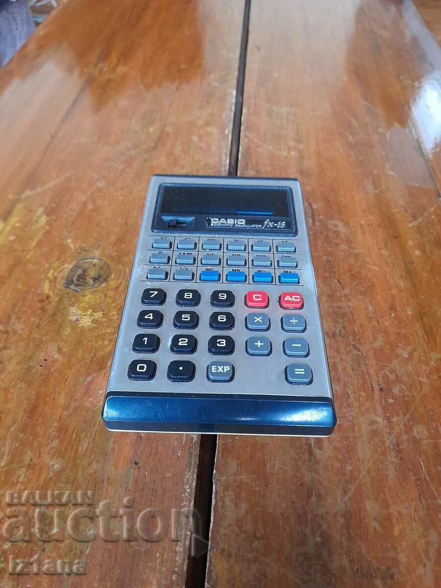 Стар калкулатор Casio FX-15