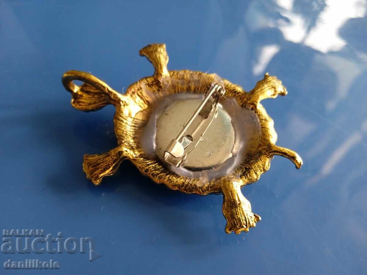 *$*Y*$* GREAT BROOCH - TURTLE WITH STONES *$*Y*$* - 7 *$*Y*$* GREAT BROOCH - TURTLE WITH STONES *$*Y*$* - 7