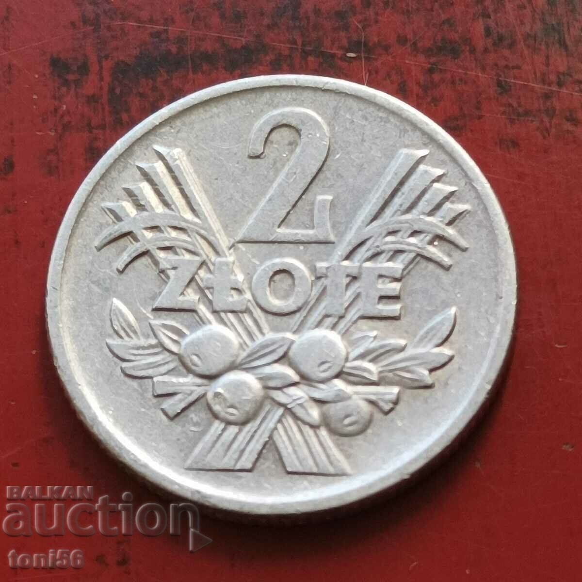 Poland 2 zlotys 1960