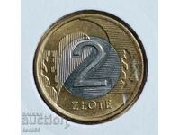 Poland 2 zlotys 1995 aUNC