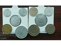 Poland set of 10 coins 1949 - quality