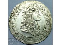 15 Kreuzer 1681 Hungary Leopold I Hungarian Madonna 30mm