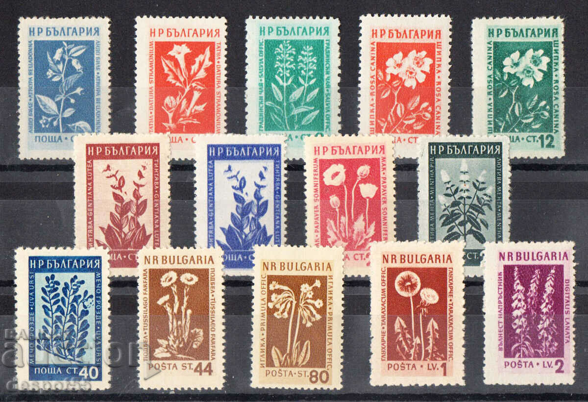 1953. България. Лечебни растения.