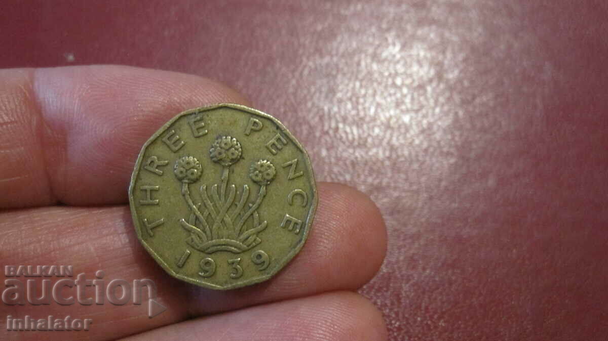 1939 3 pence