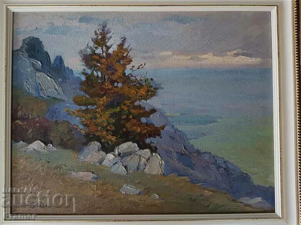 Georgi Hristov Rubev 1897 - 1975 In the Balkans the Blue Stones with price 1500.00 BGN | € 766.94