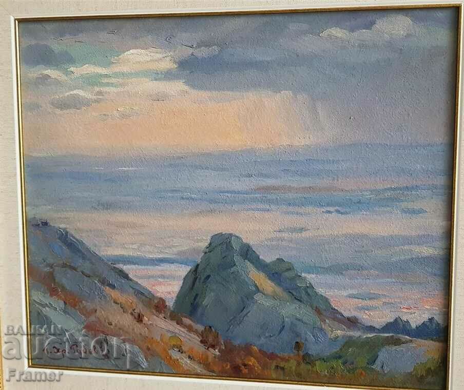 Delivery of Georgi Hristov Rubev 1897 - 1975 Before the storm Blue stones