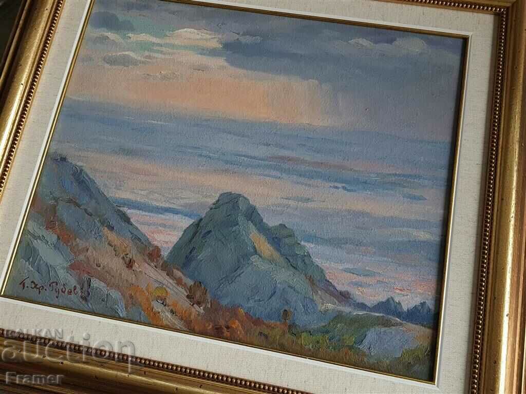 Georgi Hristov Rubev 1897 - 1975 Before the storm Blue stones - 5