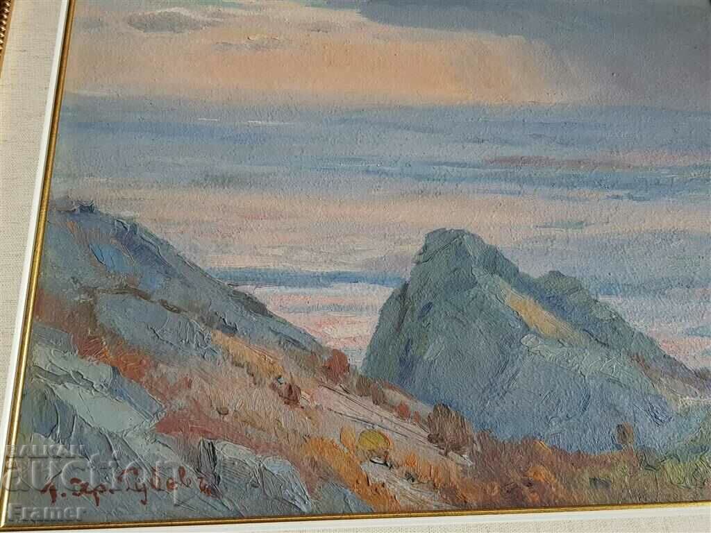 Georgi Hristov Rubev 1897 - 1975 Before the storm Blue stones - 6