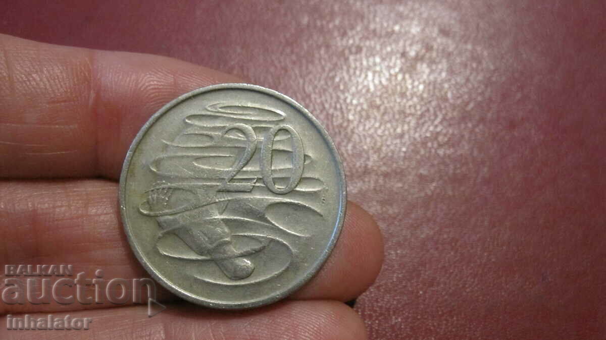 1967 20 σεντς Αυστραλία - Έχιδνα