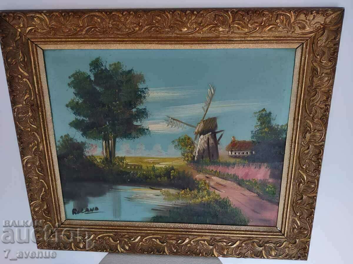 Delivery of Author's painting - oil paints / canvas, signed 18.11.2023 Delivery of Author's painting - oil paints / canvas, signed 18.11.2023