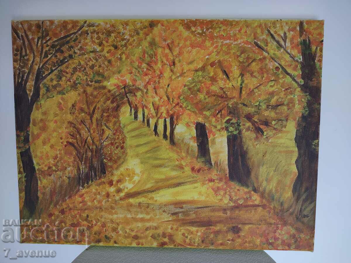 Author's painting - acrylic paints / canvas, signed 18.11.2023 with price 89.00 BGN | € 45.50 Author's painting - acrylic paints / canvas, signed 18.11.2023 with price 89.00 BGN | € 45.50