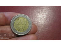 Кения 20 шилинга 1998 год