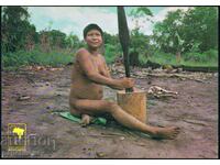 Brazil old postcard indian erotic nude woman