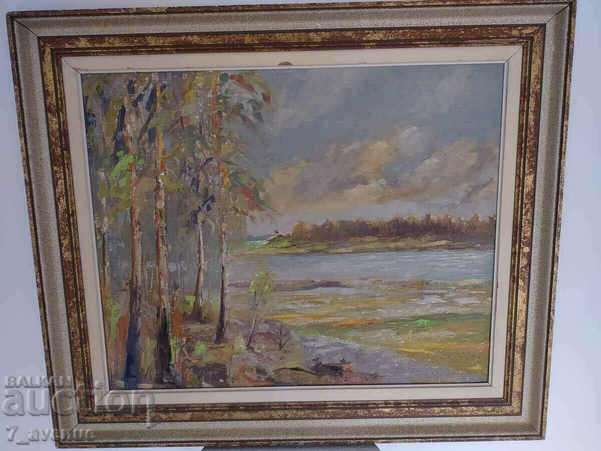 Picture - old author's signed, framed, 18.11.2023 with price 299.00 BGN | € 152.88 Picture - old author's signed, framed, 18.11.2023 with price 299.00 BGN | € 152.88