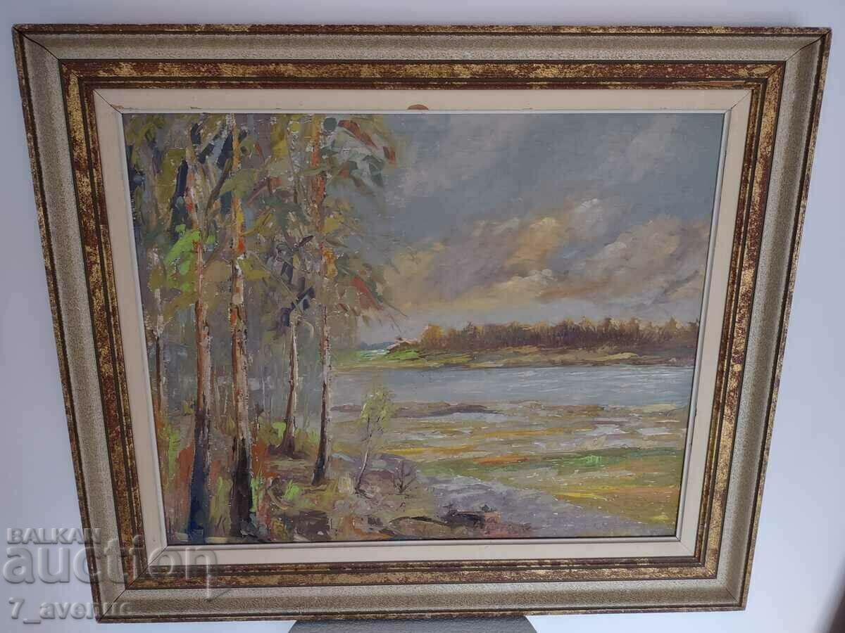 Picture - old author's signed, framed, 18.11.2023 - 6 Picture - old author's signed, framed, 18.11.2023 - 6