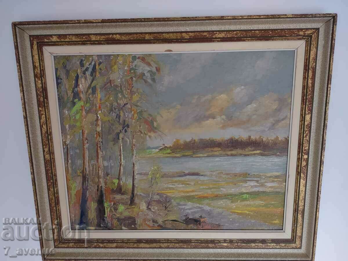 Picture - old author's signed, framed, 18.11.2023 Picture - old author's signed, framed, 18.11.2023