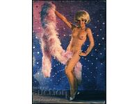 Old German postcard erotic nude woman erotic