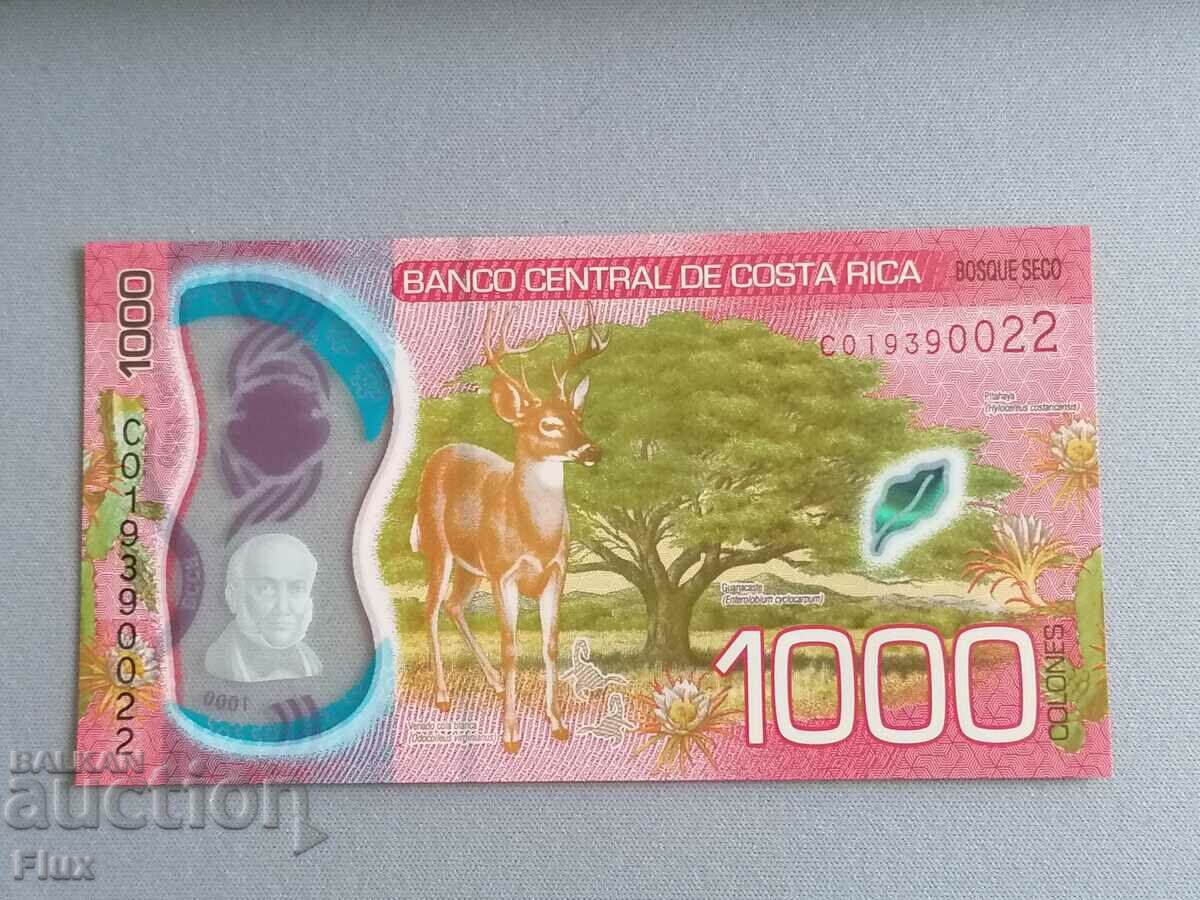 Τραπεζογραμμάτιο - Κόστα Ρίκα - 1000 Colón UNC | 2019