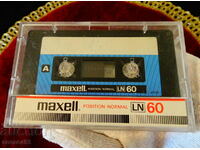 Maxell LN60 audio cassette with disco music.