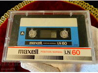 Maxell LN60 audio cassette with disco music.