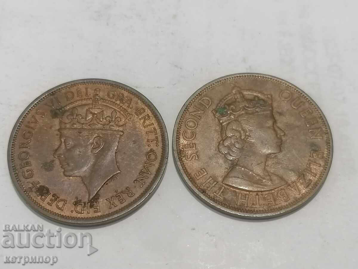 2 pcs. Jersey 1/12 shilling 1945 copper with price 21.00 BGN | € 10.74 2 pcs. Jersey 1/12 shilling 1945 copper with price 21.00 BGN | € 10.74