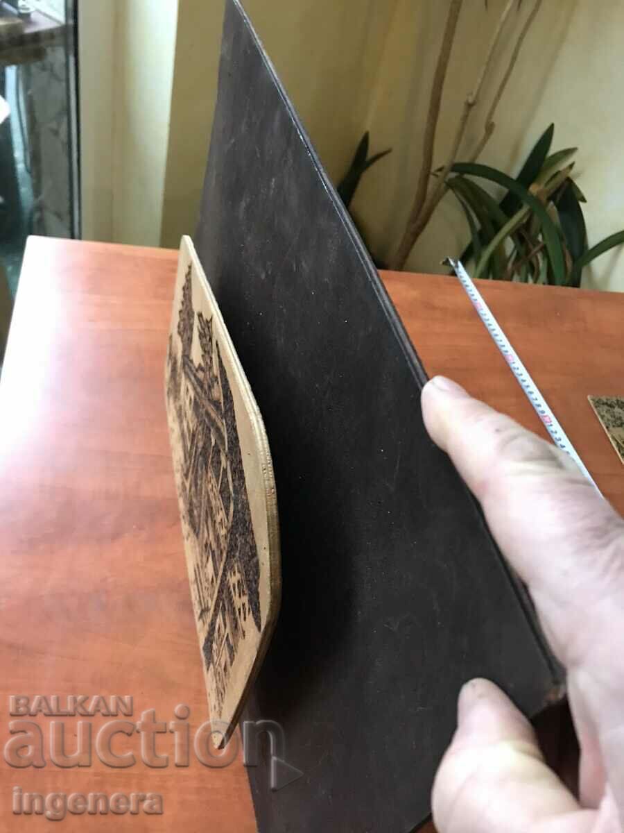 PANEL WOOD PYROGRAPHY-VAROSHA LOVECH ART - 5 PANEL WOOD PYROGRAPHY-VAROSHA LOVECH ART - 5